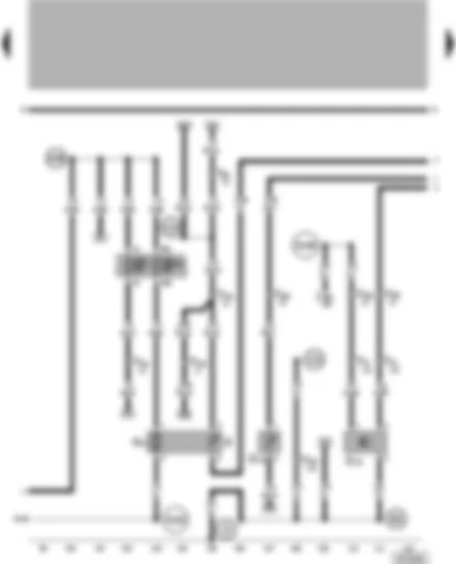Wiring Diagram  VW POLO 2000 - Fuel pump - speedometer sender - fuel gauge sender - coolant shortage indicator sender