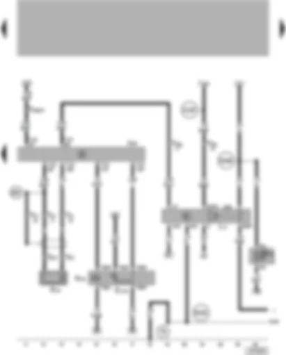 Wiring Diagram  VW POLO 2002 - 4LV control unit (injection system) - knock sensor - fuel pump relay (crash) - exhaust gas recirculation potentiometer