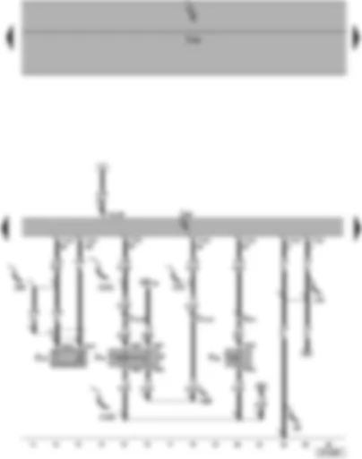 Wiring Diagram  VW POLO 2004 - 4MV control unit (injection system) - knock sensor - brake light switch - clutch pedal switch