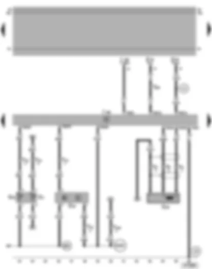 Wiring Diagram  VW POLO 1998 - 4CV control unit (injection system) - engine speed sender - Hall sender