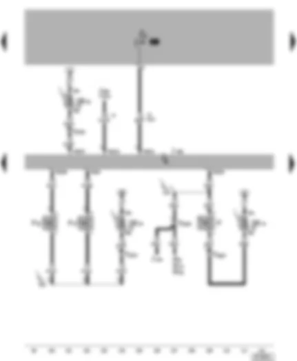 Wiring Diagram  VW POLO 2001 - Diesel direct injection system control unit - brake light switch - clutch pedal switch - cruise control system brake pedal switch/diesel direct inj. system