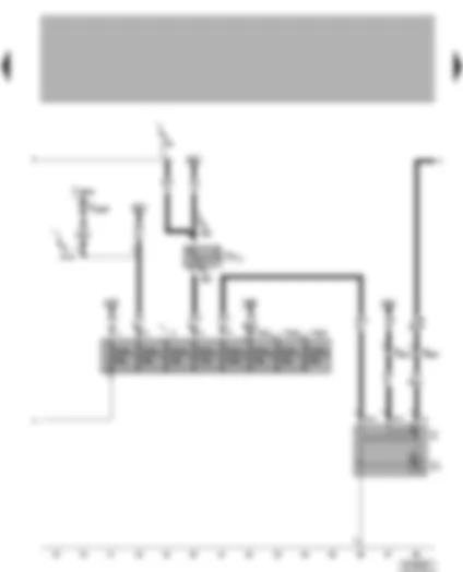 Wiring Diagram  VW POLO 2001 - Alternator - ignition/starter switch - fuse box/battery