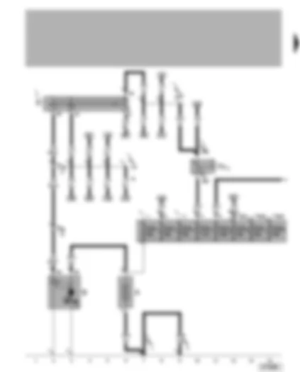 Wiring Diagram  VW POLO 2001 - Starter - battery - ignition/starter switch - fuse box / battery