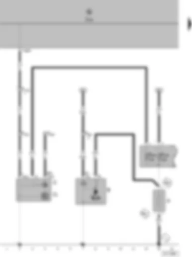 Wiring Diagram  VW POLO 2009 - Battery - Starter - Alternator - Voltage regulator - Onboard power supply control unit