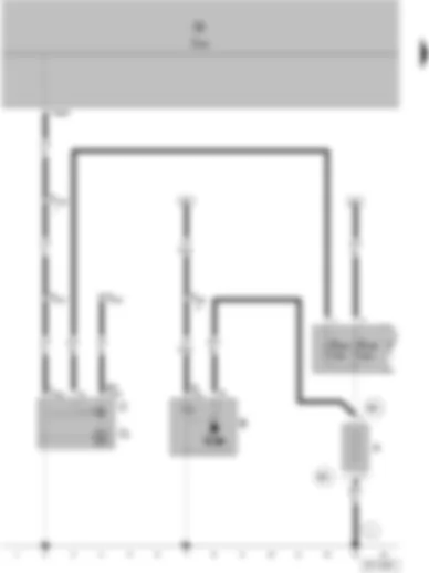 Wiring Diagram  VW POLO 2008 - Battery - Starter - Alternator - Voltage regulator - Onboard power supply control unit
