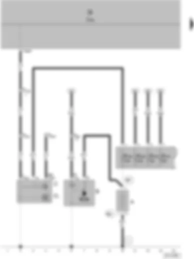 Wiring Diagram  VW POLO 2009 - Battery - Starter - Alternator - Voltage regulator - Onboard power supply control unit