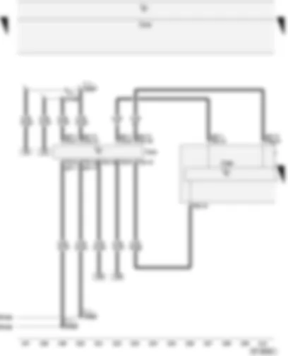 Wiring Diagram  VW POLO 2003 - Battery - Starter - Alternator - Voltage regulator - Onboard power supply control unit