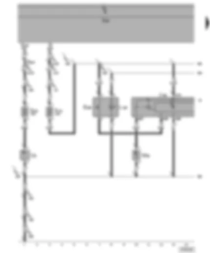 Wiring Diagram  VW POLO 2005 - Footwell light switch - driving school mode relay - fuse - 12 V socket - driving school vehicle footwell illumination