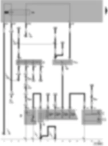 Wiring Diagram  VW POLO 2001 - Starter - battery - alternator - voltage regulator - ignition/starter switch - terminal 30 junction box - X contact relief relay