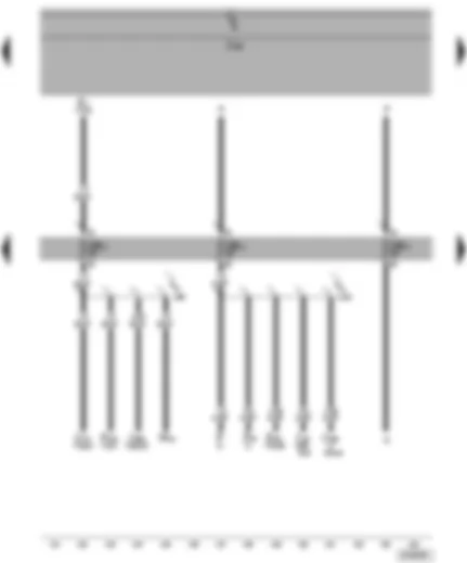 Wiring Diagram  VW POLO 2005 - Fuse 2 - 4 - 5 on fuse holder B