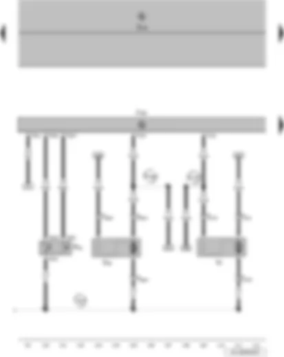 Wiring Diagram  VW POLO 2013 - Radiator fan thermal switch - radiator fan - radiator fan control unit
