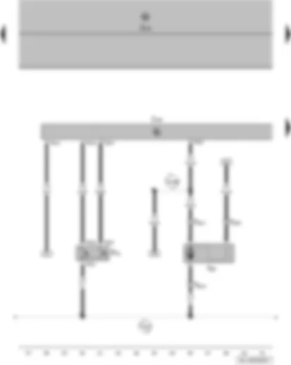 Wiring Diagram  VW POLO 2014 - Radiator fan thermal switch - radiator fan control unit