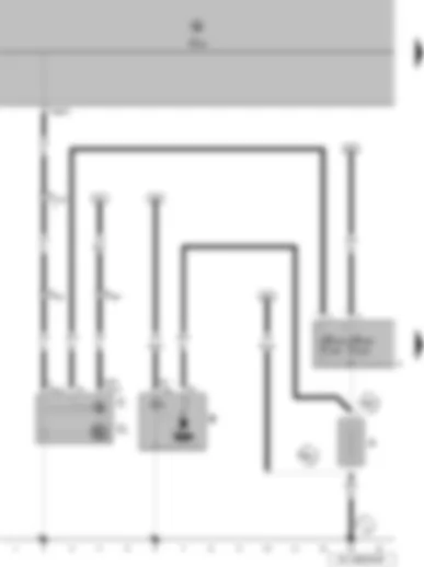 Wiring Diagram  VW POLO 2009 - Battery - starter - alternator - voltage regulator - onboard supply control unit