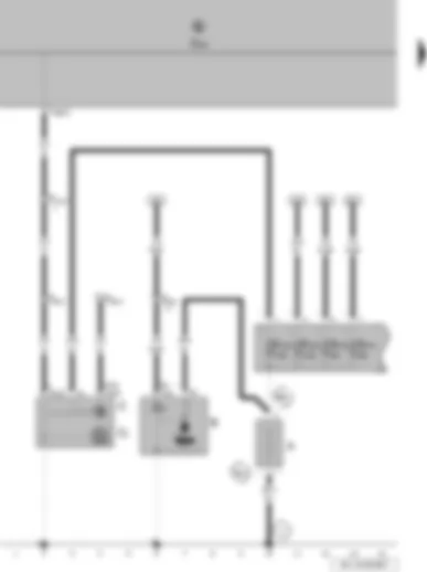 Wiring Diagram  VW POLO 2009 - Battery - starter - alternator - voltage regulator - onboard supply control unit