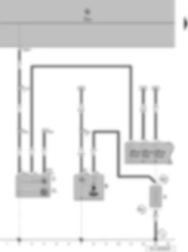 Wiring Diagram  VW POLO 2009 - Battery - starter - alternator - voltage regulator - onboard supply control unit