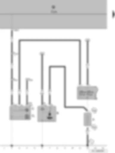 Wiring Diagram  VW POLO 2013 - Battery - starter - alternator - voltage regulator - onboard supply control unit
