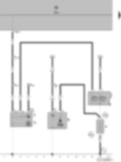 Wiring Diagram  VW POLO 2014 - Battery - starter - alternator - voltage regulator - onboard supply control unit