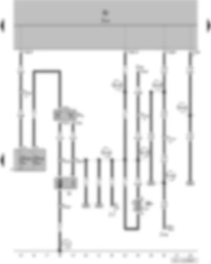 Wiring Diagram  VW POLO 2010 - Radiator fan thermal switch - radiator fan