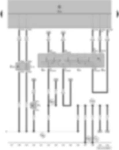 Wiring Diagram  VW POLO 2014 - Intermittent wiper switch - hazard warning lights button - handbrake warning switch - button illumination bulb