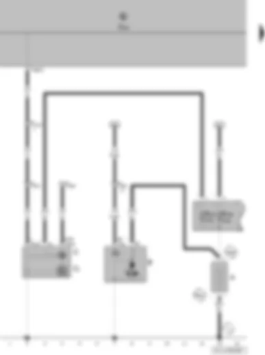 Wiring Diagram  VW POLO 2010 - Battery - starter - alternator - voltage regulator - onboard supply control unit