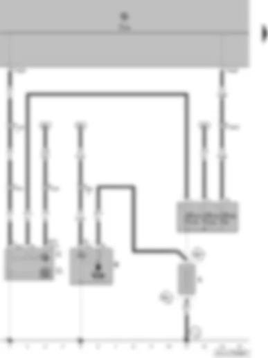 Wiring Diagram  VW POLO 2008 - Battery - starter - alternator - voltage regulator - onboard supply control unit