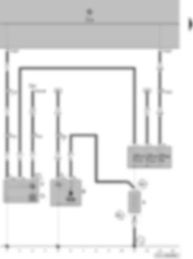 Wiring Diagram  VW POLO 2007 - Battery - starter - alternator - voltage regulator - onboard supply control unit