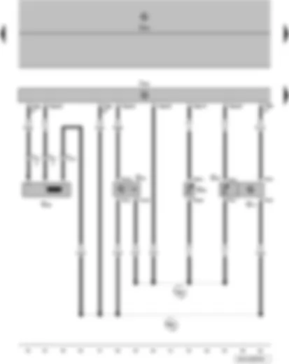 Wiring Diagram  VW POLO 2014 - Engine speed sender - Hall sender - intake air temperature sender - coolant temperature sender - intake manifold pressure sender - engine control unit