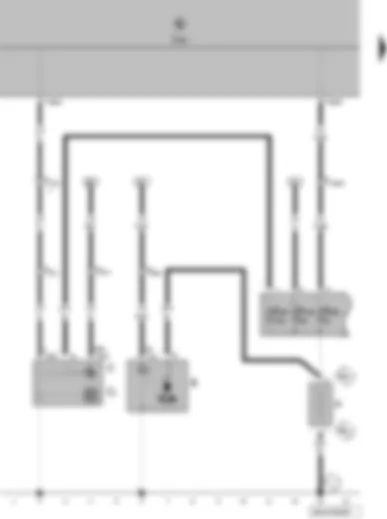 Wiring Diagram  VW POLO 2013 - Battery - starter - alternator - voltage regulator - onboard supply control unit