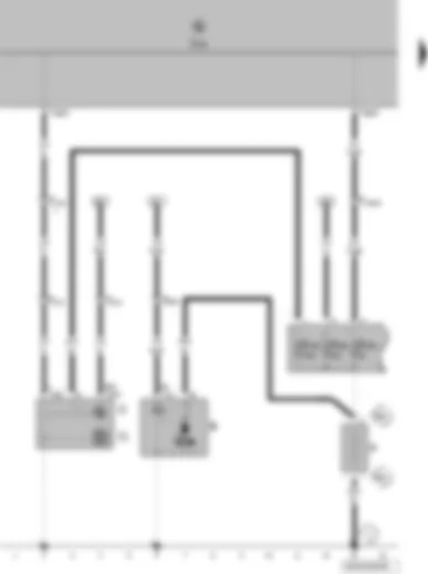 Wiring Diagram  VW POLO 2012 - Battery - starter - alternator - voltage regulator - onboard supply control unit
