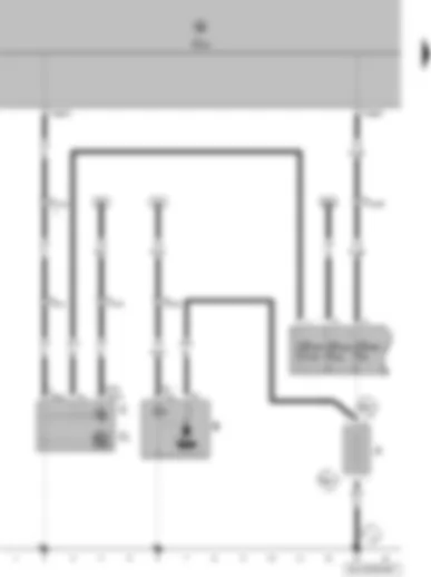 Wiring Diagram  VW POLO 2013 - Battery - starter - alternator - voltage regulator - onboard supply control unit