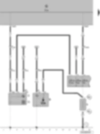 Wiring Diagram  VW POLO 2012 - Battery - starter - alternator - voltage regulator - onboard supply control unit
