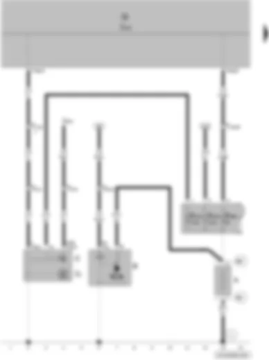Wiring Diagram  VW POLO 2010 - Battery - starter - alternator - voltage regulator - onboard supply control unit