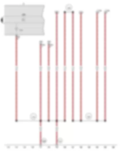 Электросхемa  VW POLO 2011 - Блок управления комбинации приборов - Комбинация приборов - Лампа подсветки комбинации приборов