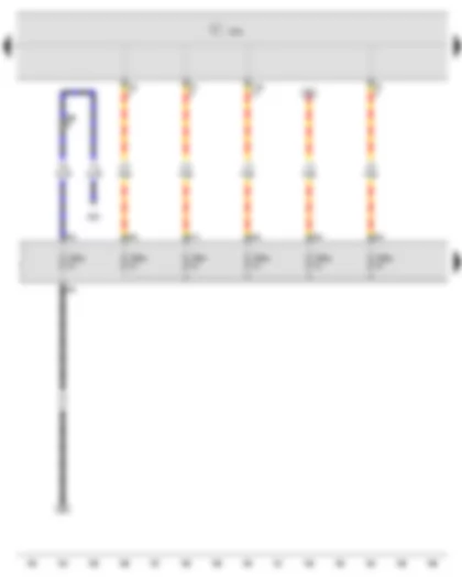 Электросхемa  VW POLO 2009 - Блок управления бортовой сети