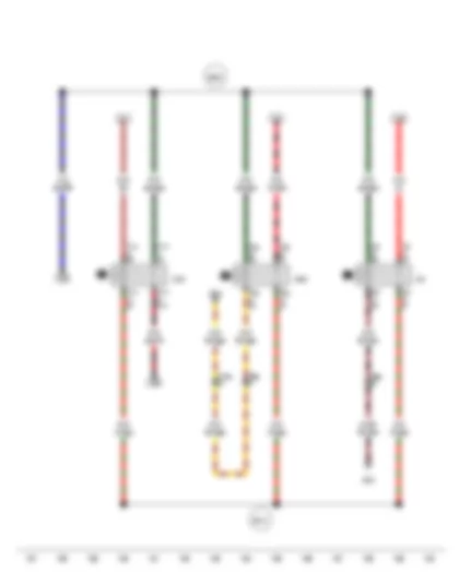 Wiring Diagram  VW POLO 2014 - Starter motor relay - X contact relief relay 2 - Starter motor relay 2