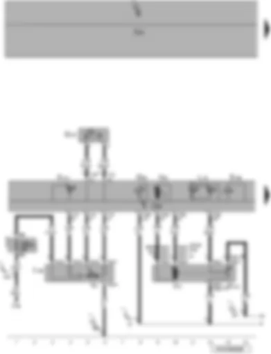 Wiring Diagram  VW POLO 2002 - Air conditioning system control unit - photo sensor - potentiometer for air flow flap control motor - air flow flap control motor - temperature sensor blower