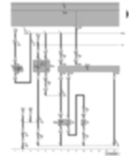 Wiring Diagram  VW POLO 2002 - Heated driver seat regulator - heated driver seat cushion