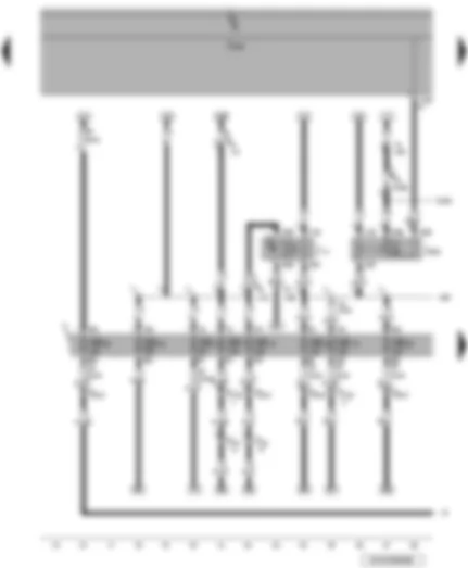 Wiring Diagram  VW POLO 2010 - Fuel pump relay - fuel supply relay - fuses