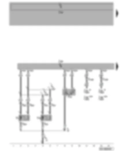 Wiring Diagram  VW POLO 2006 - Radiator fan thermal switch - radiator fan control unit - radiator fan