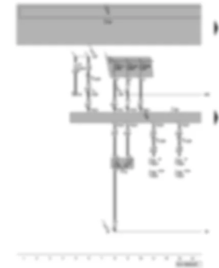 Wiring Diagram  VW POLO 2010 - Radiator fan thermal switch - radiator fan control unit - fuses