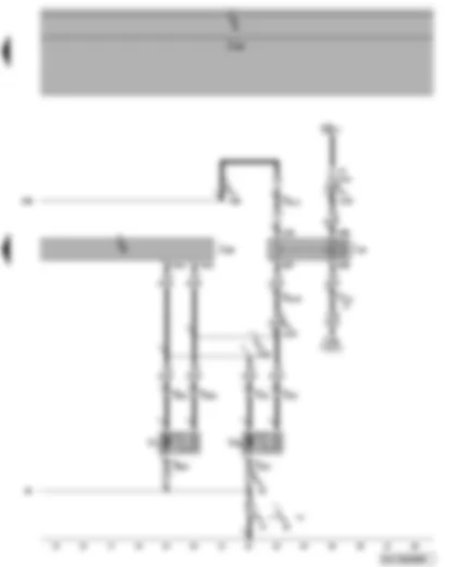 Wiring Diagram  VW POLO 2008 - Radiator fan relay - radiator fan control unit - radiator fan