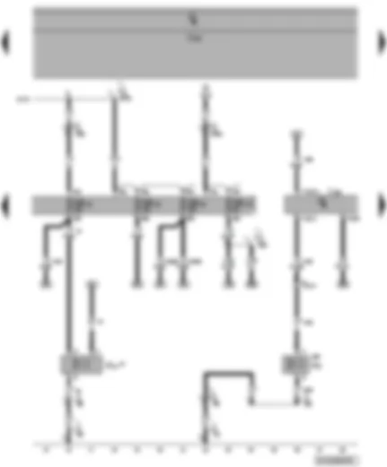 Wiring Diagram  VW POLO 2010 - Fuses - Anti-theft alarm system horn - alarm horn - Convenience system central control unit