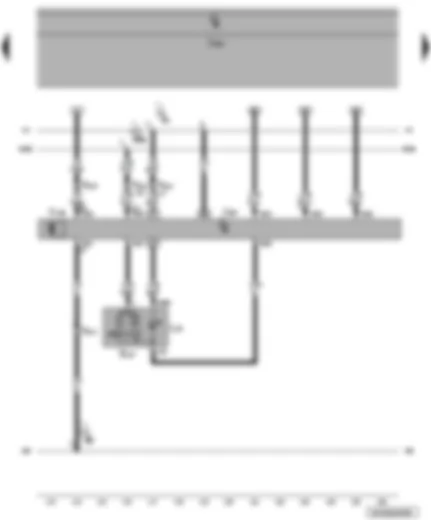 Wiring Diagram  VW POLO 2010 - Window regulator switch in front passenger door - front passenger door control unit - front passenger side window regulator motor