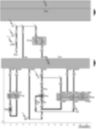 Wiring Diagram  VW POLO 2009 - Key operated switch to deactivate front passenger side airbag - driver side airbag igniter - front passenger side airbag igniter 1
