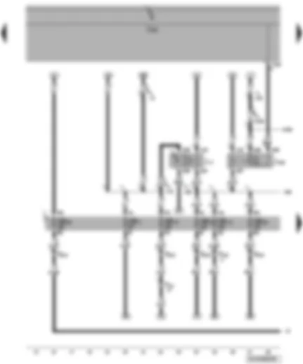Wiring Diagram  VW POLO 2010 - Fuel pump relay - fuel supply relay - fuses