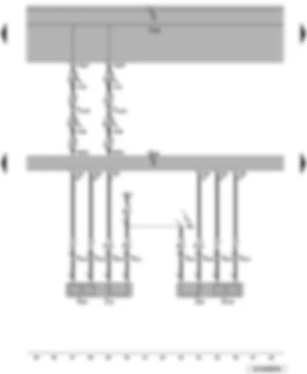 Wiring Diagram  VW POLO 2010 - Engine control unit - lambda probe - lambda probe after catalytic converter