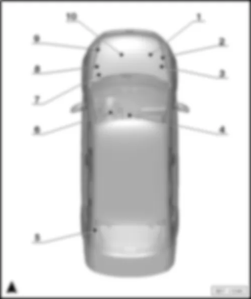 VW POLO 2015 Схема точек соединения с массой