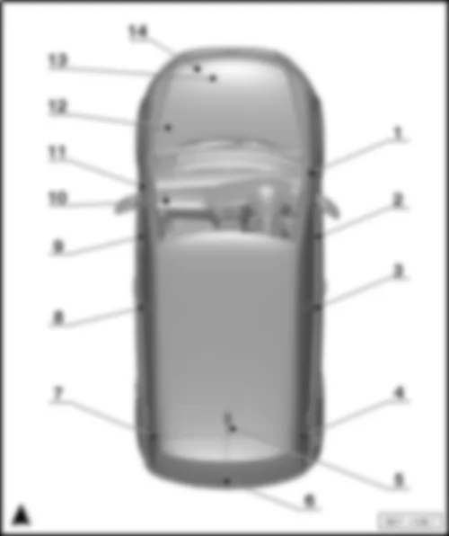 VW POLO 2015 Перечень колодок и разъёмов