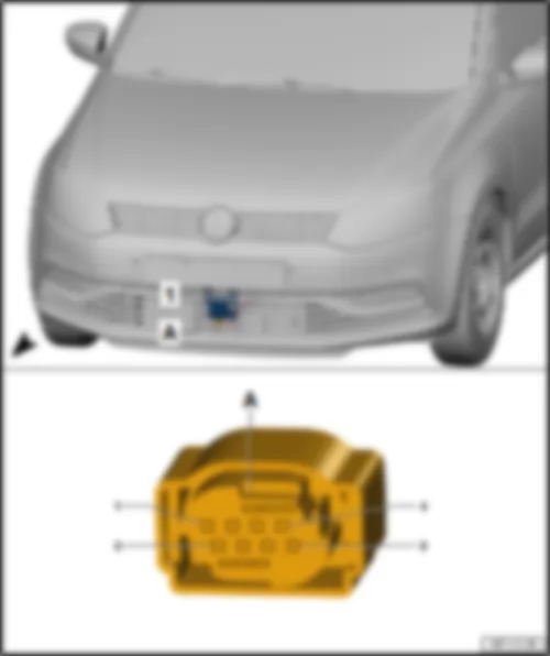 VW POLO 2015 Блок управления адаптивного круиз-контроля J428