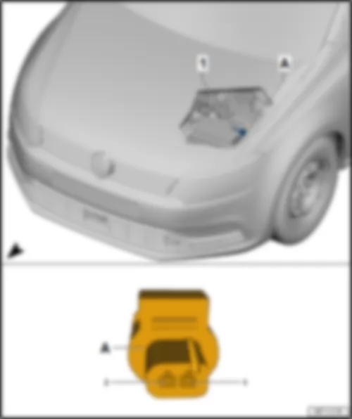 VW POLO 2015 Battery monitor control unit J367